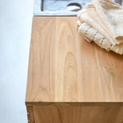 Slats - Meuble Salle De Bain En Teck Massif Et Marbre 125 Cm -Magasin De Meubles 1200 1200 meuble salle de bain en teck massif et marbre slats 125 cm 2