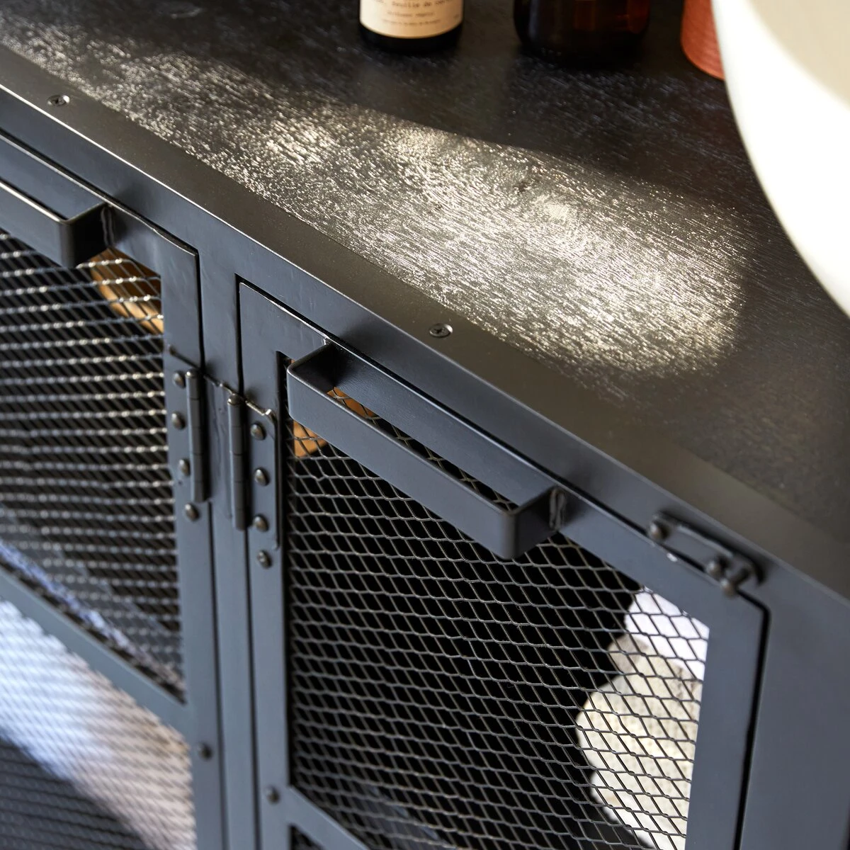 Romy - Meuble Sous Vasque En Manguier Et Métal 140 Cm 4 Romy - Meuble Sous Vasque En Manguier Et Métal 140 Cm – Image 2