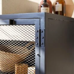 Romy - Meuble Sous Vasque En Manguier Et Métal 95 Cm -Magasin De Meubles 1200 1200 meuble sous vasque en manguier et metal romy 95 cm 4