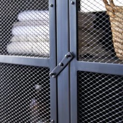 Romy - Meuble Sous Vasque En Manguier Et Métal 95 Cm -Magasin De Meubles 1200 1200 meuble sous vasque en manguier et metal romy 95 cm 7