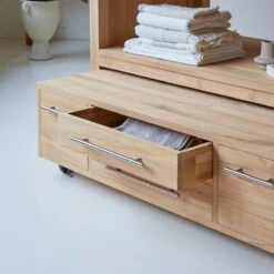 Layang - Meuble Sous Vasque En Teck Massif 120 Cm -Magasin De Meubles 1200 1200 meuble sous vasque en teck massif layang 120 cm 4