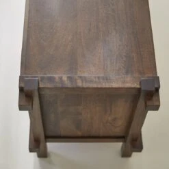 Arko - Meuble TV 2 Tiroirs En Manguier Massif 120 Cm -Magasin De Meubles 1200 1200 meuble tv 2 tiroirs en manguier massif 120 cm 3