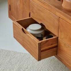 Bonnie - Meuble TV En Acacia Massif 180 Cm -Magasin De Meubles 1200 1200 meuble tv en acacia massif bonnie 180 cm 4