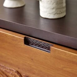 Frida - Meuble TV En Acajou Massif 200 Cm -Magasin De Meubles 1200 1200 meuble tv en acajou massif frida 200 cm 3