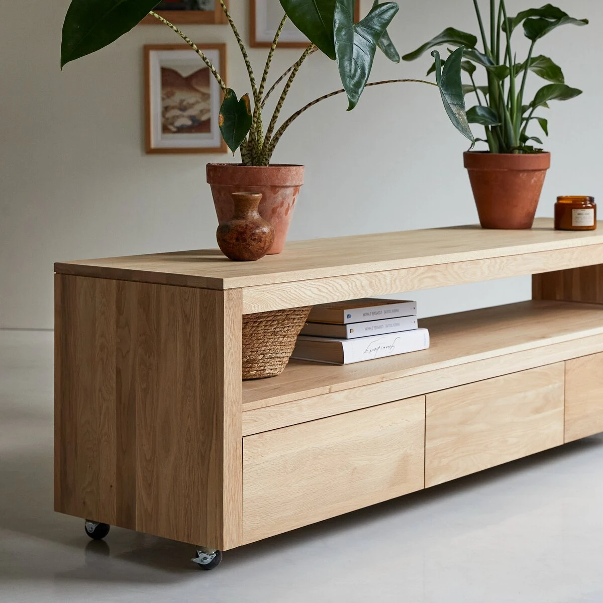 Anoa - Meuble TV En Chêne Massif 180 Cm 8 Anoa - Meuble TV En Chêne Massif 180 Cm – Image 6