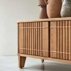 Koppar - Meuble TV En Chêne Massif 160 Cm -Magasin De Meubles 1200 1200 meuble tv en chene massif koppar 160 cm 3