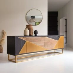 Oscar - Meuble TV En Chêne 240 Cm -Magasin De Meubles 1200 1200 meuble tv en chene oscar 240 cm 3