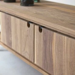 Jonàk - Meuble TV En Noyer Massif 140 Cm -Magasin De Meubles 1200 1200 meuble tv en noyer massif jonak 140 cm 5