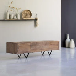 Metric - Meuble TV En Noyer Massif 175 Cm 10 Metric - Meuble TV En Noyer Massif 175 Cm -Magasin De Meubles 1200 1200 meuble tv en noyer massif metric 175 cm 3