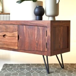 Bonnie - Meuble TV En Palissandre Massif 150 Cm -Magasin De Meubles 1200 1200 meuble tv en palissandre massif bonnie 150 cm 5