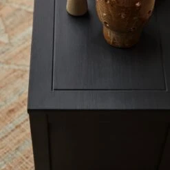 Thaki Black - Meuble TV En Pin Massif 170 Cm -Magasin De Meubles 1200 1200 meuble tv en pin thaki black 170 cm 1