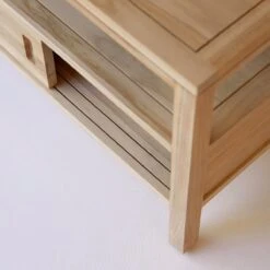 Anton - Meuble TV En Teck Massif 100 Cm -Magasin De Meubles 1200 1200 meuble tv en teck massif anton 100 cm 4