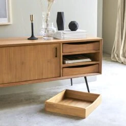 Simen - Meuble TV En Teck 155 Cm -Magasin De Meubles 1200 1200 meuble tv en teck simen 155 cm 4