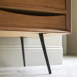 Simen - Meuble TV En Teck 155 Cm -Magasin De Meubles 1200 1200 meuble tv en teck simen 155 cm 5