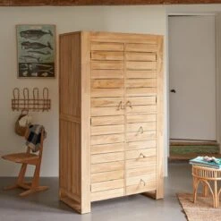 Minimalys - Armoire Penderie Enfant En Teck Massif -Magasin De Meubles 1200 1200 minimalys armoire penderie enfant en teck massif 3