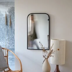 Nordic - Miroir Déco En Métal 80x50 Cm