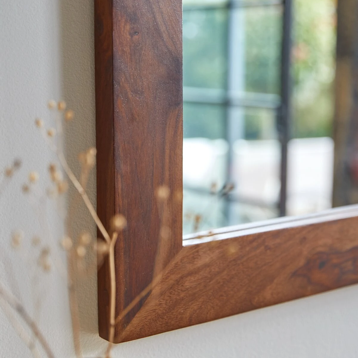 Kwarto - Miroir Déco En Palissandre Massif 100x50 Cm 5 Kwarto - Miroir Déco En Palissandre Massif 100x50 Cm – Image 3