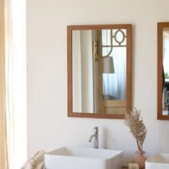 Loggia - Miroir En Acacia 70x50 Cm -Magasin De Meubles 1200 1200 miroir en acacia massif loggia 70x50 cm 3
