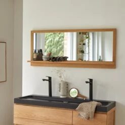 Easy - Miroir En Chêne 120x50 Cm