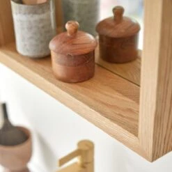 Easy - Miroir En Chêne 70x45 Cm -Magasin De Meubles 1200 1200 miroir en chene massif easy 70x45 cm 2