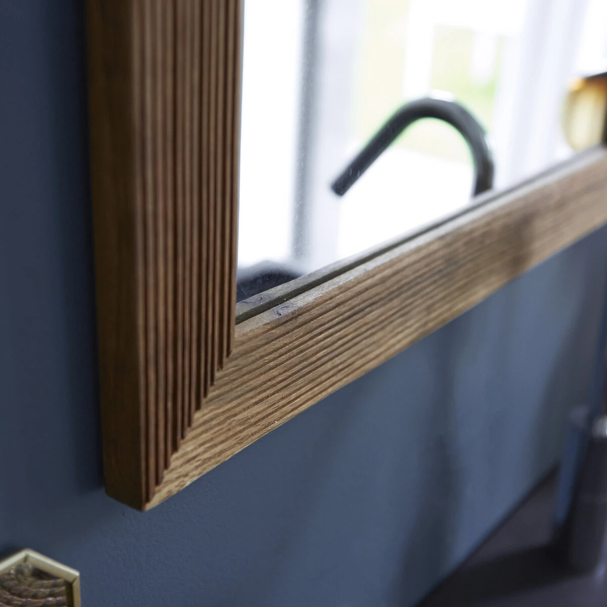 Karl - Miroir En Chêne Massif 70x50 Cm 4 Karl - Miroir En Chêne Massif 70x50 Cm – Image 2