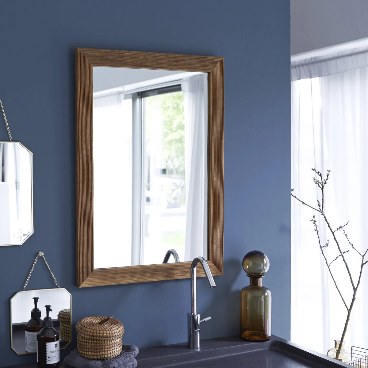 Karl - Miroir En Chêne Massif 70x50 Cm 3 Karl - Miroir En Chêne Massif 70x50 Cm