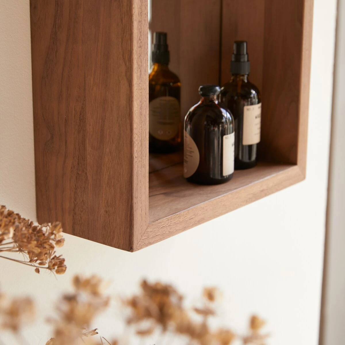 Stelle - Miroir En Noyer 55x30 Cm 4 Stelle - Miroir En Noyer 55x30 Cm – Image 2