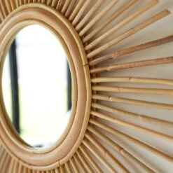 Isidore - Miroir En Rotin Naturel 80 Cm -Magasin De Meubles 1200 1200 miroir en rotin isidore naturel 80 cm 2