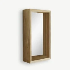 Stelle - Miroir En Teck 55x30 Cm -Magasin De Meubles 1200 1200 miroir en teck massif stelle 55x30 cm 4
