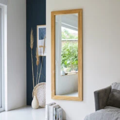 Tona - Miroir En Teck 160x60 Cm -Magasin De Meubles 1200 1200 miroir en teck massif tona 160x60 cm 4