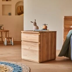 Nino - Chevet Enfant En Teck Massif -Magasin De Meubles 1200 1200 nino chevet enfant en teck massif 3