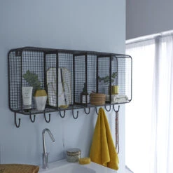 Sona - Patère De Salle De Bain En Métal 100 Cm -Magasin De Meubles 1200 1200 patere de salle de bain en metal sona 100 cm 3