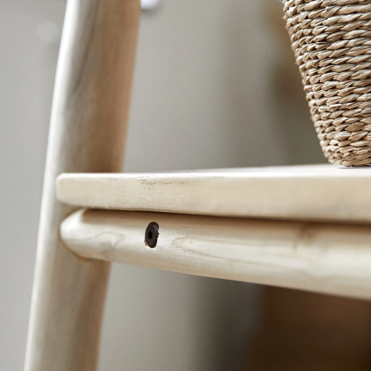 Kilim - Porte Serviette En Teck Massif 8 Kilim - Porte Serviette En Teck Massif – Image 6