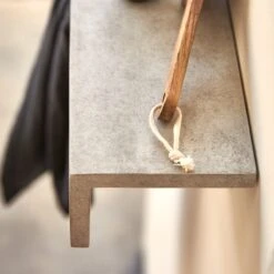 Clea - Porte Serviette Mural Béton Grey -Magasin De Meubles 1200 1200 porte serviette mural en beton gris clea 2