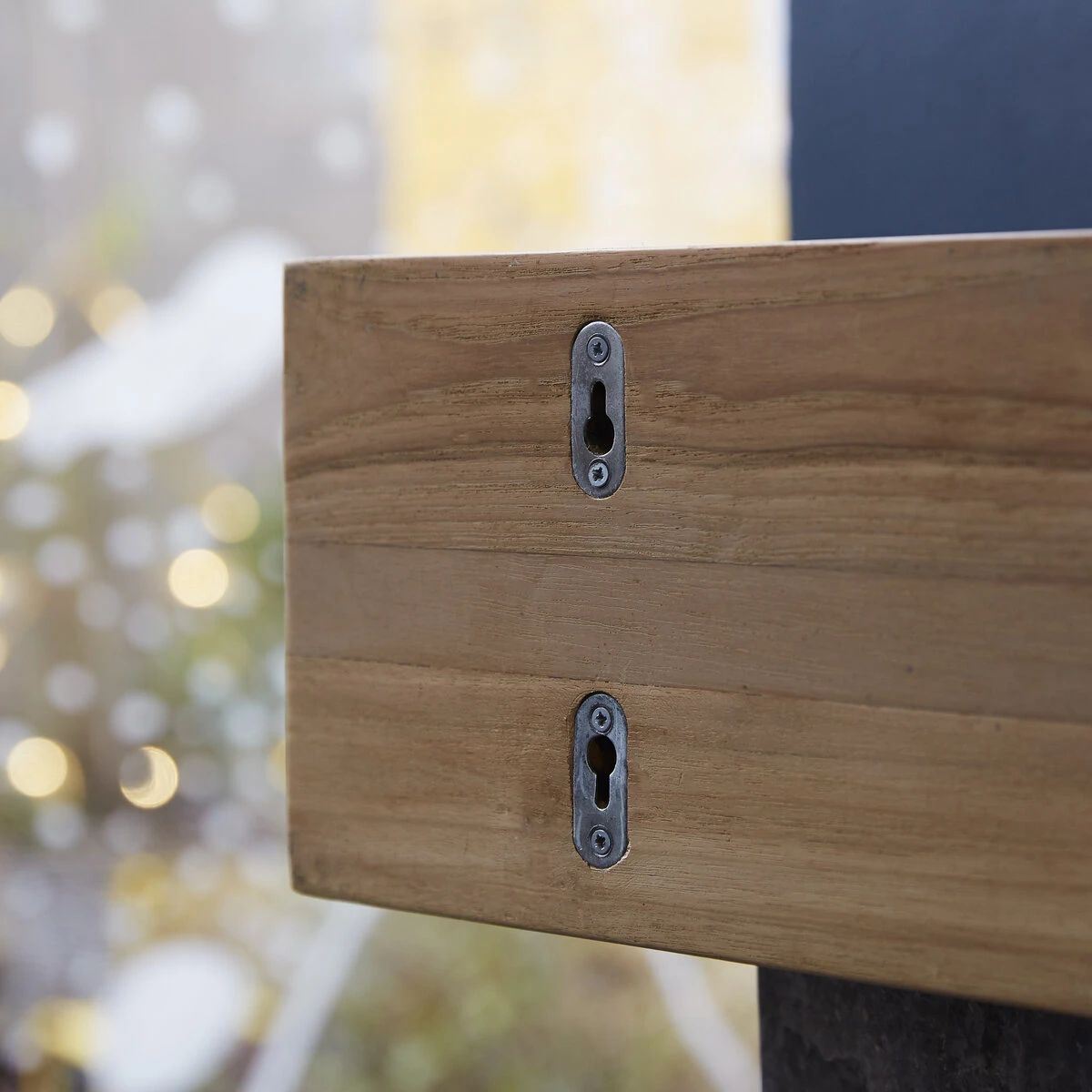 Sasha - Porte Serviette Mural En Teck Massif 60 Cm 6 Sasha - Porte Serviette Mural En Teck Massif 60 Cm – Image 4