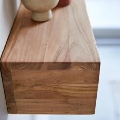 Ugo - Porte Serviette Mural En Teck Massif 100 Cm -Magasin De Meubles 1200 1200 porte serviette mural en teck massif ugo 100 cm 2