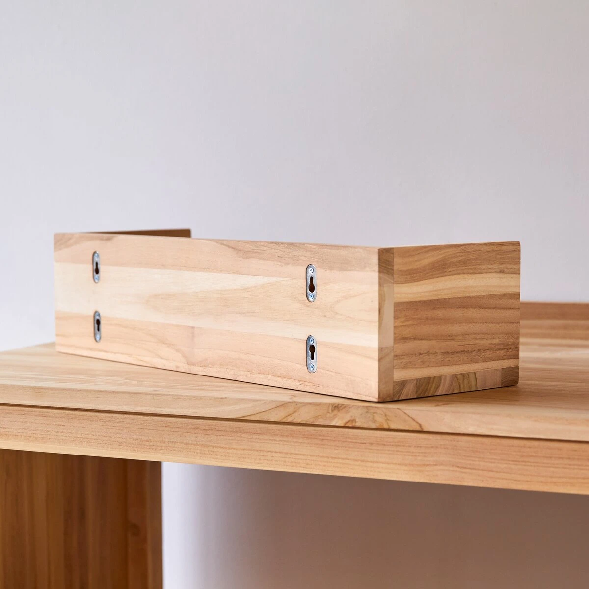 Ugo - Porte Serviette Mural En Teck Massif 60 Cm 6 Ugo - Porte Serviette Mural En Teck Massif 60 Cm – Image 4