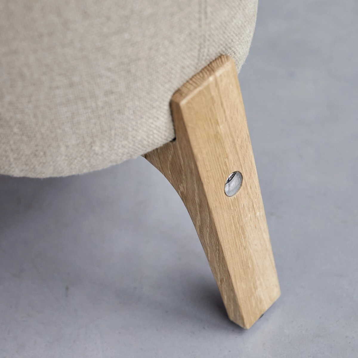 Drum - Pouf Linen En Chêne Massif 7 Drum - Pouf Linen En Chêne Massif – Image 5