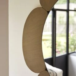 Sara - Miroir Rond En Mindi Clair 110x110 Cm 11 Sara - Miroir Rond En Mindi Clair 110x110 Cm -Magasin De Meubles 1200 1200 sara miroir en mindi clair 110x110 cm 2