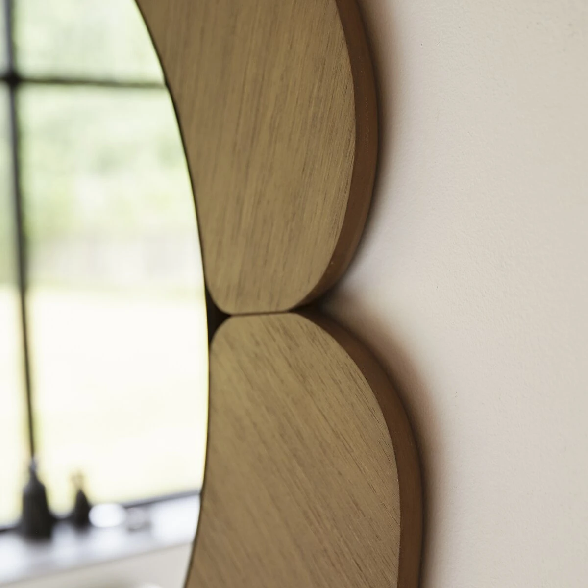 Sara - Miroir Rond En Mindi Clair 110x110 Cm 6 Sara - Miroir Rond En Mindi Clair 110x110 Cm – Image 4