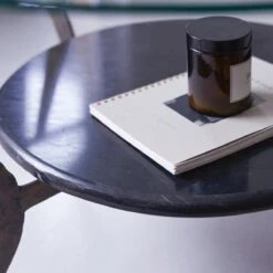 Ambre - Table Basse En Marbre Et Métal 11 Ambre - Table Basse En Marbre Et Métal -Magasin De Meubles 1200 1200 table basse en marbre et metal ambre 2