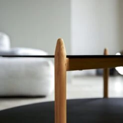 Lisa - Table Basse En Teck Et Métal -Magasin De Meubles 1200 1200 table basse en teck et metal lisa 5