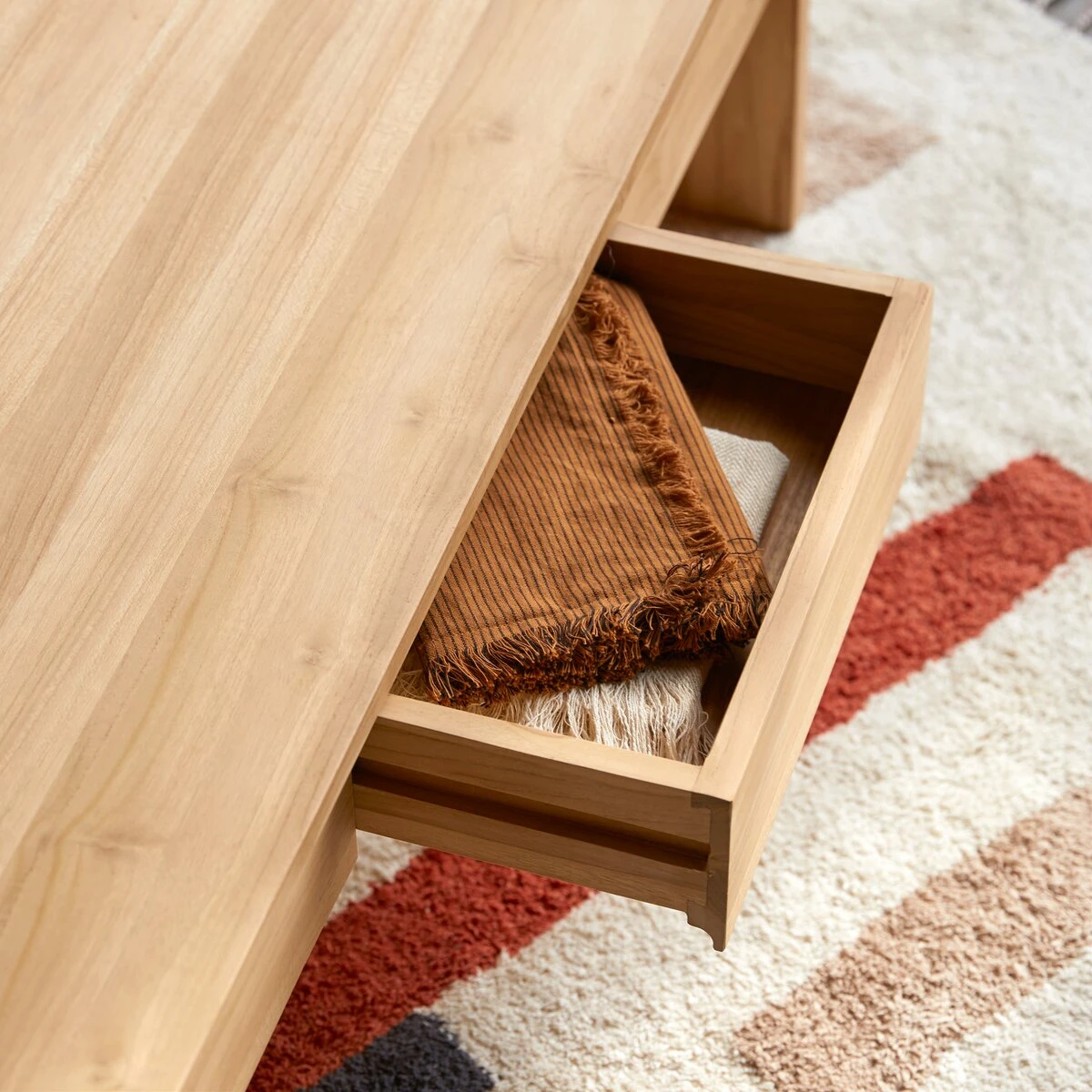 Eden - Table Basse En Teck Massif 4 Eden - Table Basse En Teck Massif – Image 2