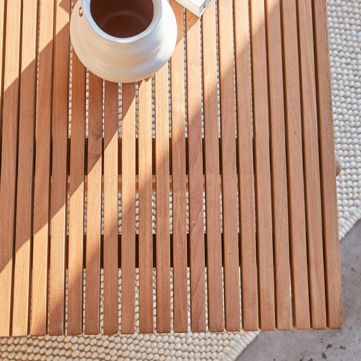 Fado - Table Basse En Teck Massif 4 Fado - Table Basse En Teck Massif – Image 2