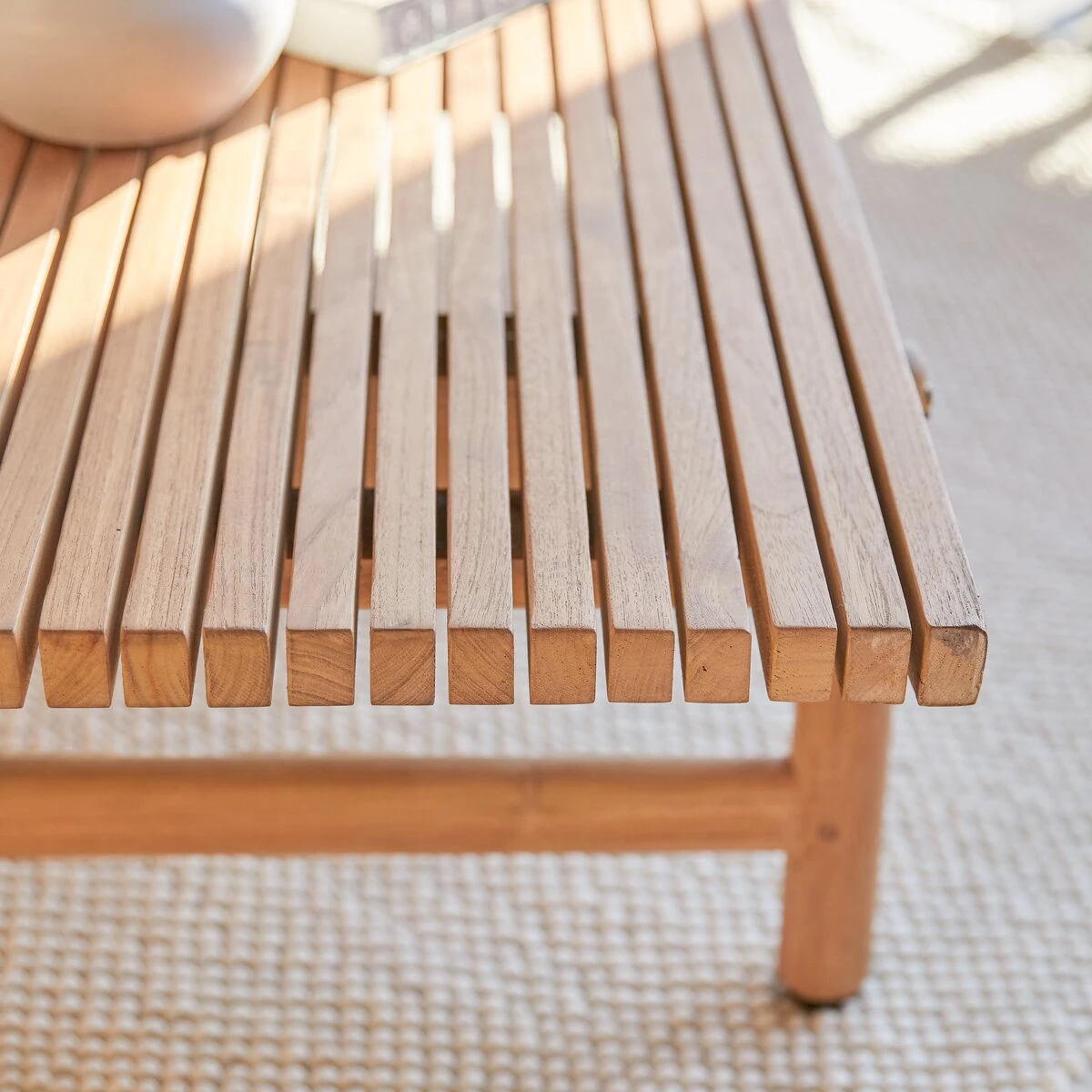 Fado - Table Basse En Teck Massif 8 Fado - Table Basse En Teck Massif – Image 6