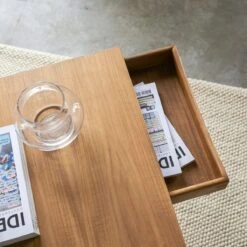 Simen - Table Basse En Teck -Magasin De Meubles 1200 1200 table basse en teck simen 7
