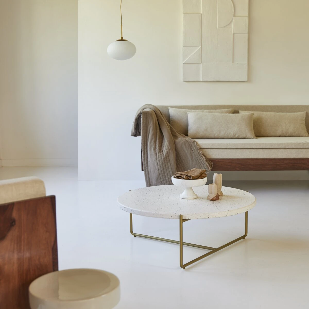 Anatole - Table Basse En Terrazzo Et Métal Confetti 3 Anatole - Table Basse En Terrazzo Et Métal Confetti