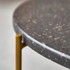 Anatole - Table Basse En Terrazzo Et Métal Grey -Magasin De Meubles 1200 1200 table basse en terrazzo et metal anatole grey 3