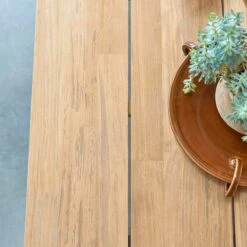 Harper - Table En Teck Massif Et Aluminium 6/8 Pers. -Magasin De Meubles 1200 1200 table en teck massif et aluminium harper 6 8 pers 5