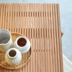 Fado - Table En Teck Massif 6/8 Pers. -Magasin De Meubles 1200 1200 table en teck massif fado 6 8 pers 2